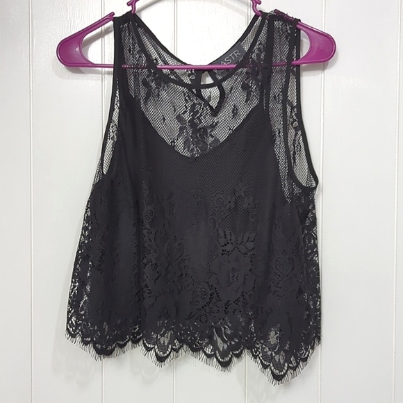 Astr Tops - Like New Anthropologie Astr 2pc Lace Top